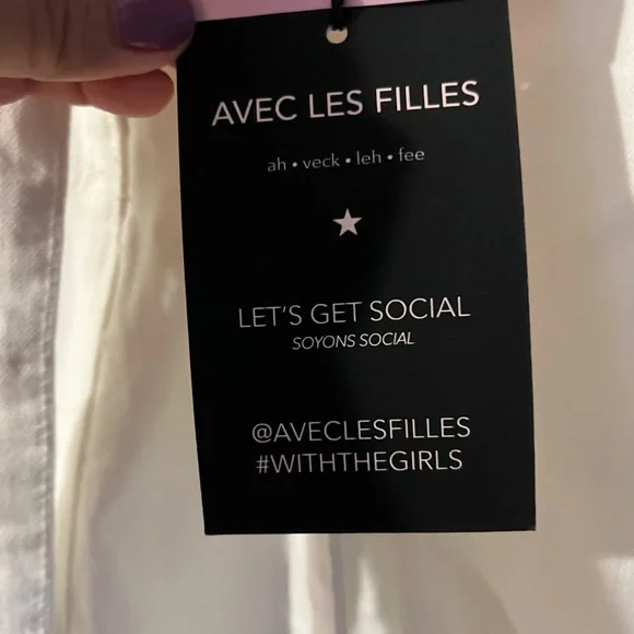 NWT Aves Les Filles Denim Romper - Picture 3 of 15